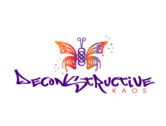 Deconstructive kaos logo design by AamirKhan