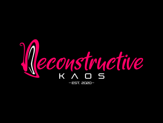 Deconstructive kaos logo design by Dhieko