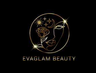 EVAGLAM BEAUTY  logo design by Roma