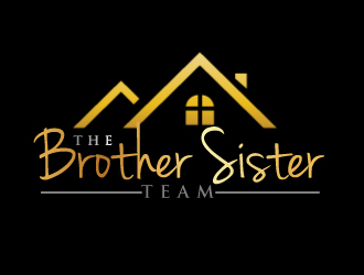 The Brother Sister Team logo design by AamirKhan