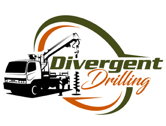 Divergent Drilling (Divergent Drilling Ltd.) logo design by MAXR