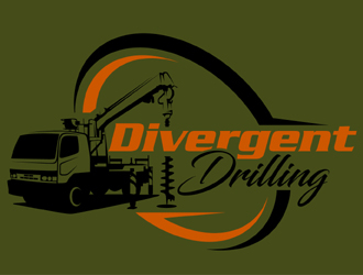 Divergent Drilling (Divergent Drilling Ltd.) logo design by MAXR