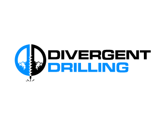 Divergent Drilling (Divergent Drilling Ltd.) logo design by Gwerth