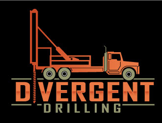 Divergent Drilling (Divergent Drilling Ltd.) logo design by Suvendu