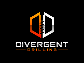 Divergent Drilling (Divergent Drilling Ltd.) logo design by ubai popi