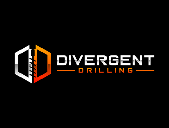 Divergent Drilling (Divergent Drilling Ltd.) logo design by ubai popi