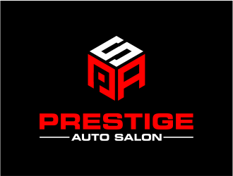 Prestige Auto Salon logo design by Girly