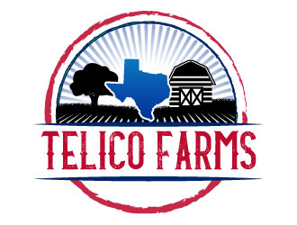 Telico Farms logo design by aryamaity