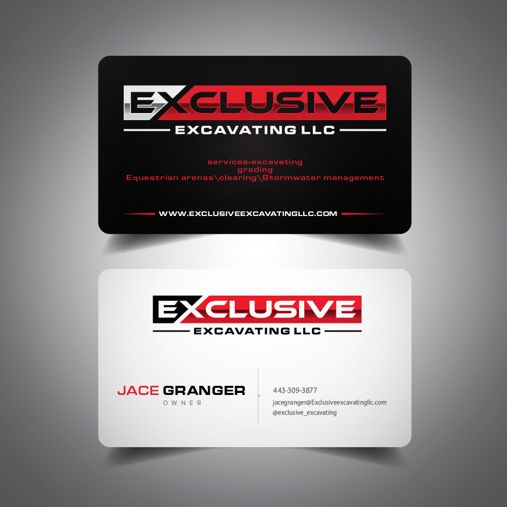 Exclusive Excavating LLC logo design by igor1408