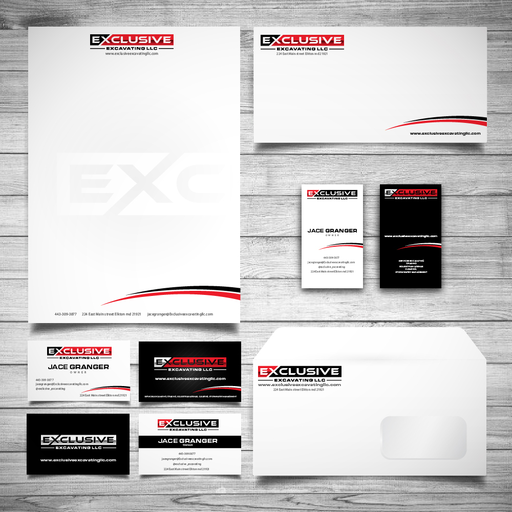 Exclusive Excavating LLC logo design by igor1408