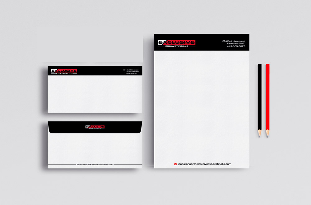 Exclusive Excavating LLC logo design by grea8design