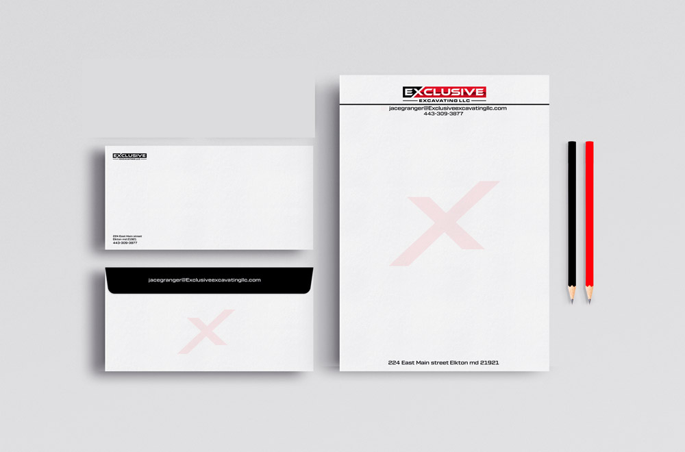 Exclusive Excavating LLC logo design by grea8design