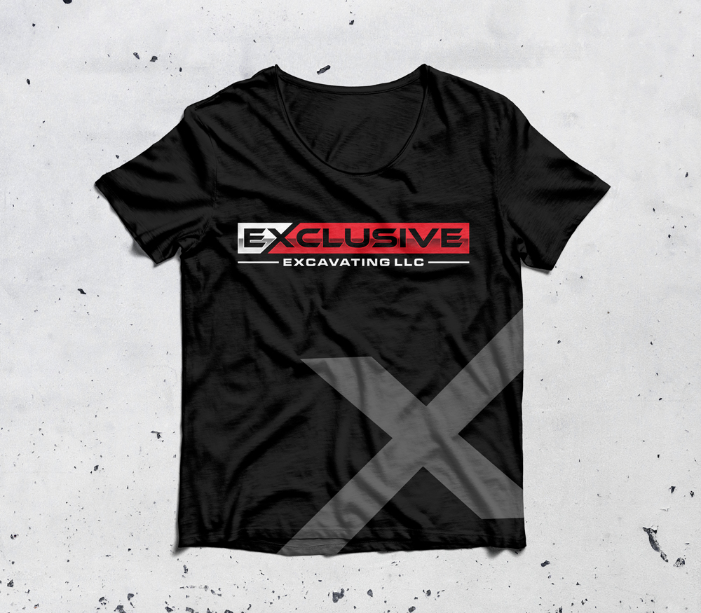 Exclusive Excavating LLC logo design by grea8design