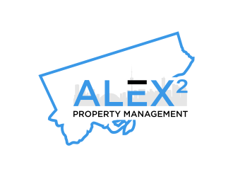 Alex² Property Management logo design by GassPoll