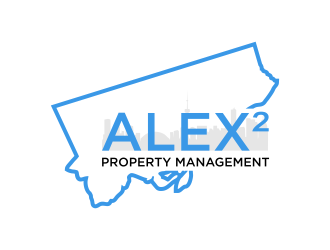 Alex² Property Management logo design by GassPoll
