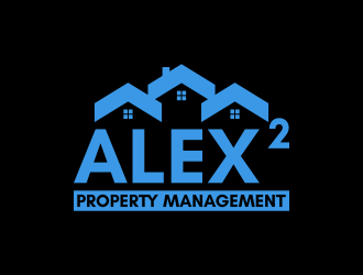 Alex² Property Management logo design by graphicstar