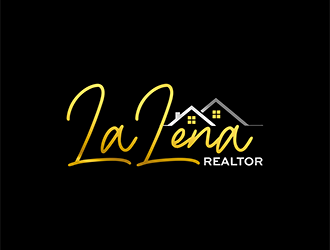 LaLena Realtor logo design by enzidesign