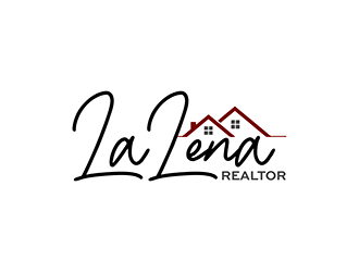 LaLena Realtor logo design by enzidesign