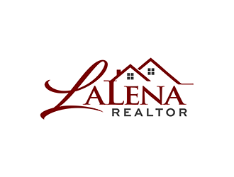 LaLena Realtor logo design by enzidesign