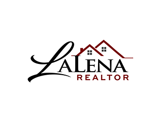 LaLena Realtor logo design by enzidesign