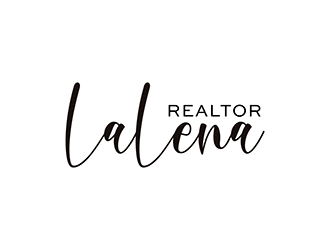 LaLena Realtor logo design by enzidesign