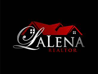 LaLena Realtor logo design by enzidesign