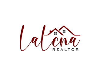 LaLena Realtor logo design by enzidesign