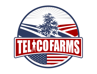 Telico Farms logo design by Girly
