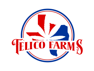Telico Farms logo design by Gwerth