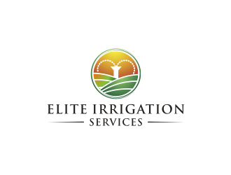 elite irrigation services logo design by RatuCempaka