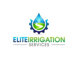elite irrigation services logo design by zinnia