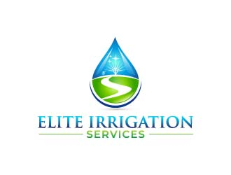 elite irrigation services logo design by zinnia