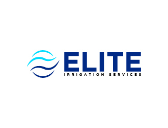 elite irrigation services logo design by wongndeso