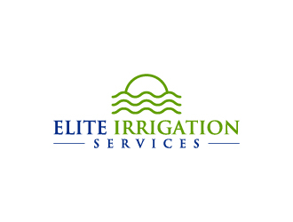 elite irrigation services logo design by wongndeso
