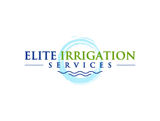 elite irrigation services logo design by wongndeso