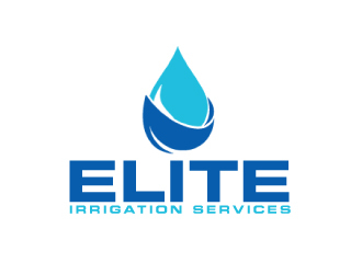 elite irrigation services logo design by AamirKhan