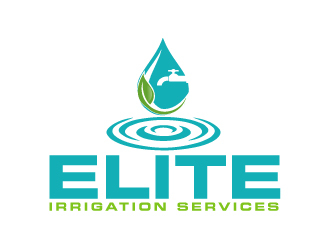 elite irrigation services logo design by AamirKhan