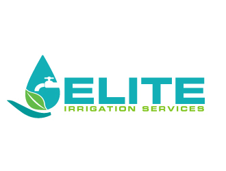 elite irrigation services logo design by AamirKhan