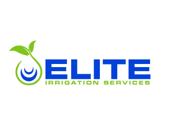 elite irrigation services logo design by AamirKhan