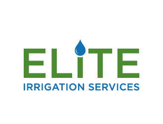 elite irrigation services logo design by cybil