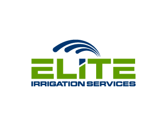 elite irrigation services logo design by yans