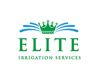 elite irrigation services logo design by PrimalGraphics