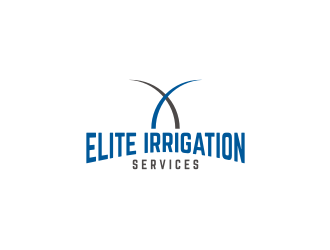 elite irrigation services logo design by ArRizqu