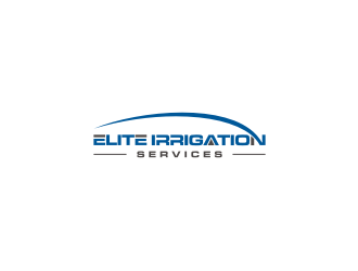 elite irrigation services logo design by ArRizqu
