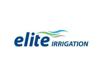 elite irrigation services logo design by biaggong