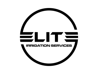 elite irrigation services logo design by p0peye