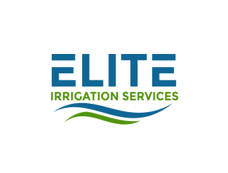 elite irrigation services logo design by Girly