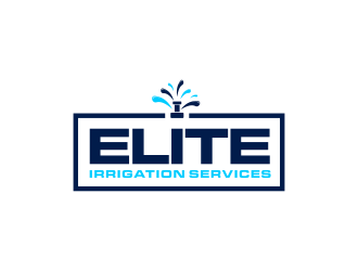 elite irrigation services logo design by GassPoll