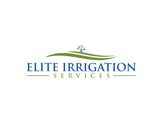 elite irrigation services logo design by GassPoll