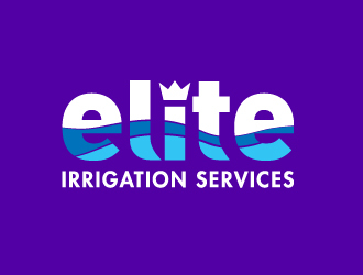 elite irrigation services logo design by josephope